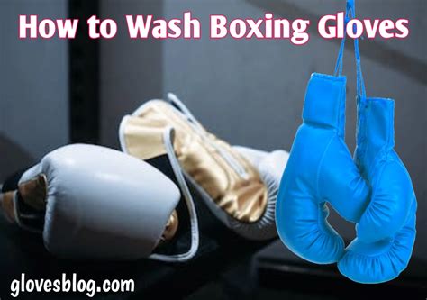 can you wash boxing gloves